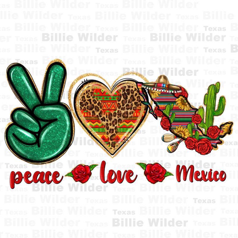 Peace love Mexico png sublimation design download, cinco de mayo png, Mexican png, sombrero hat png, sublimate designs download.jpg
