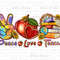 Peace love Teach png sublimation design download, Teacher's Day png, back to school png, Teacher life png, sublimate designs download.jpg