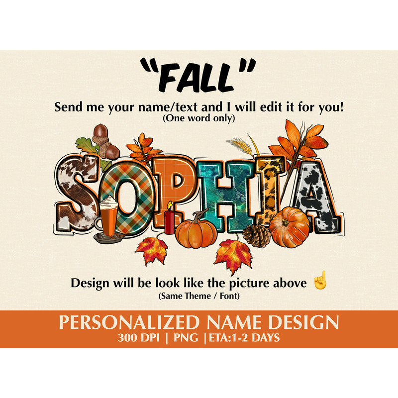 Personalized Fall png sublimation design download, Hello Fall png, custom name Fall png, Autumn png, sublimate designs download.jpg