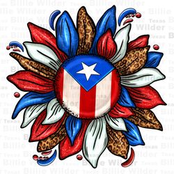 puerto rico sunflower png sublimation design download, puerto rico png, puerto rico flag png, western hearts png, sublim