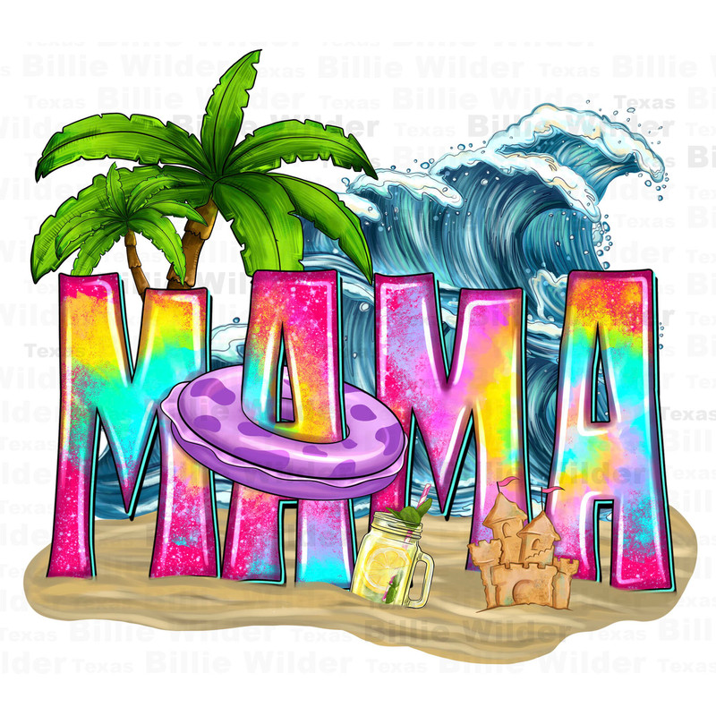 Summer mama png sublimation design download, tie dye mama png, hello summer png, summer vibes png, palm trees png, sublimate download.jpg