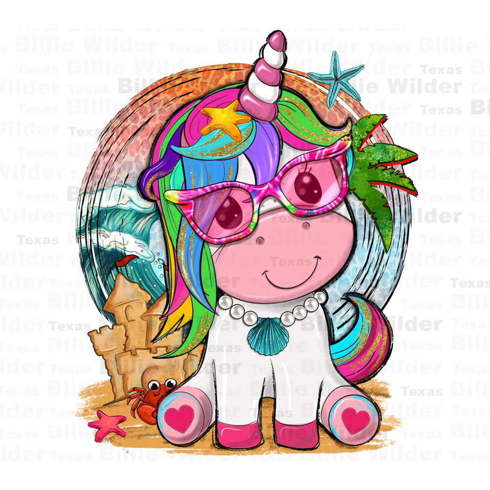 Summer unicorn png sublimation design download, hello summer png, beach vibes png, summer png, summer vibes png, sublimate designs download.jpg