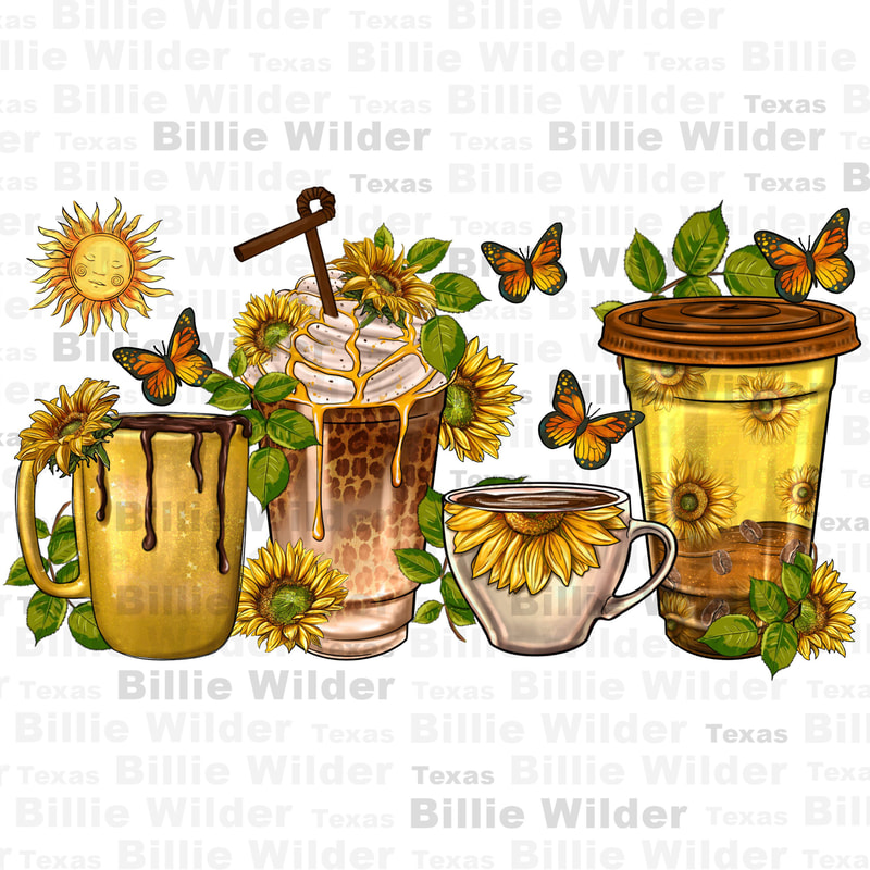 Sunflowers coffee cups png sublimation design download, coffee cups png, leopard coffee cups png, coffee love png, sublimate download.jpg