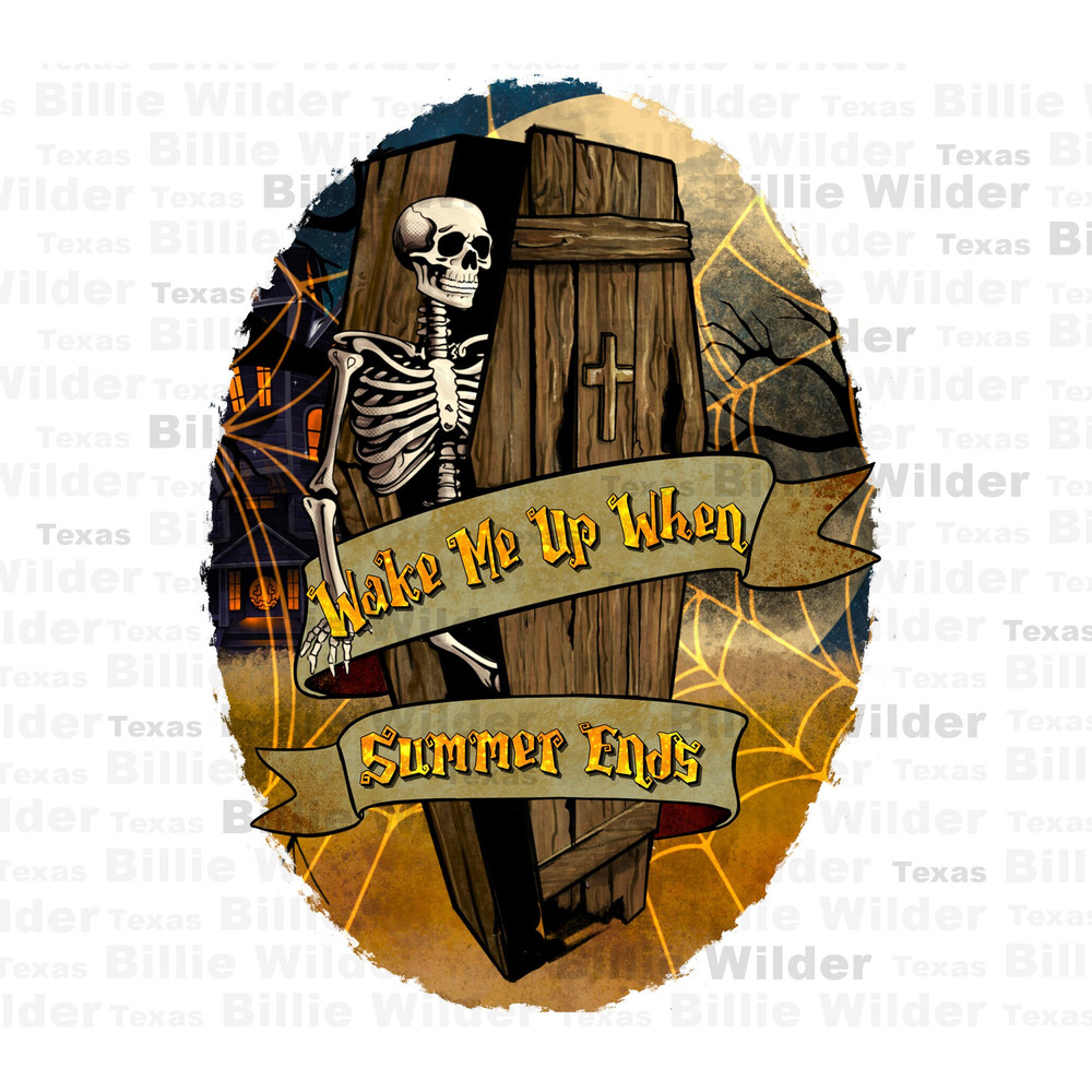 Wake me up when summer ends png sublimation design download, Happy Halloween png, Halloween vibes png, spooky season png, designs download.jpg