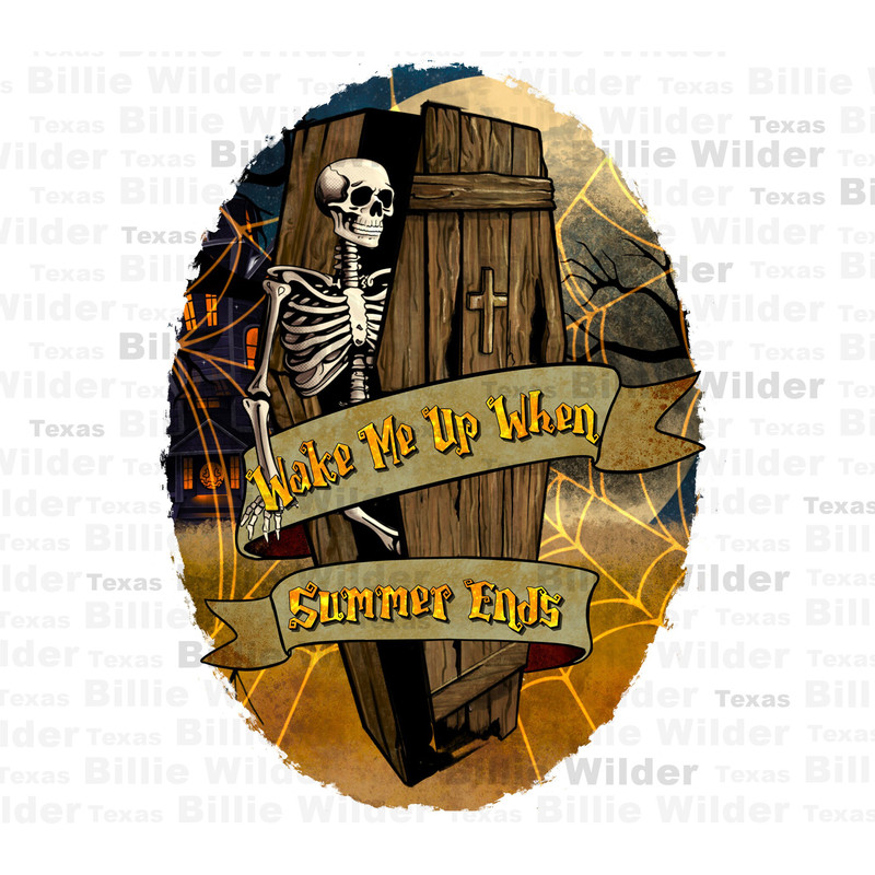 Wake me up when summer ends png sublimation design download, Happy Halloween png, Halloween vibes png, spooky season png, designs download.jpg