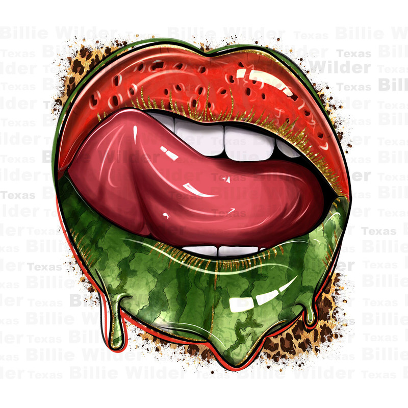 Watermelon lips with leopard png sublimation design download, fruit lip png, hello summer png, watermelon png, sublimate designs download.jpg