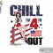 Chill the fourth out PNG, Instant download, 4th of july shirt png, fourth of july design png, Retro cowgirl png, Independence day png.jpg