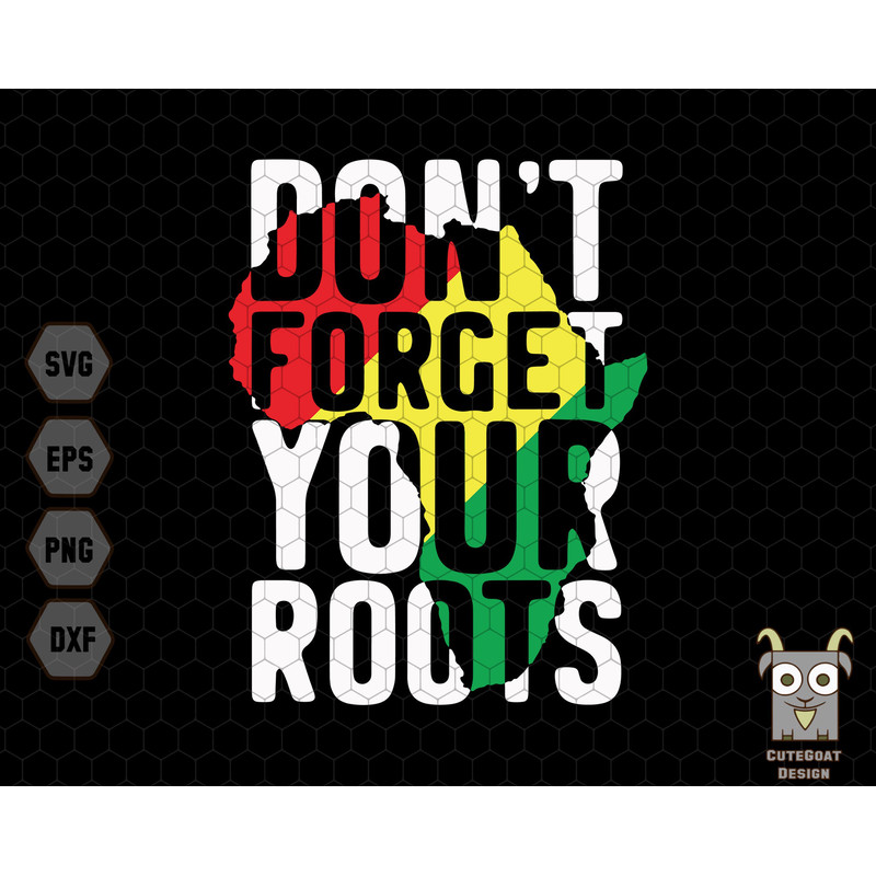 Dont Forget Your Roots Svg, Remember You Roots Svg, Black History Month Svg, Juneteenth Svg, Free-ish 1865 Svg.jpg