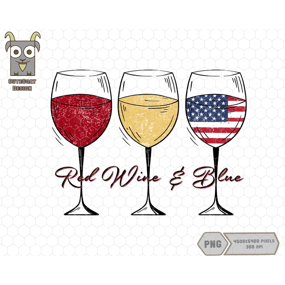 Glass 4th Of July, Red Wine Blue Png, 4th Of July Png, American Flag Png, American Flag Patriotic Wine Glasses Png, Red White And Blue Png.jpg