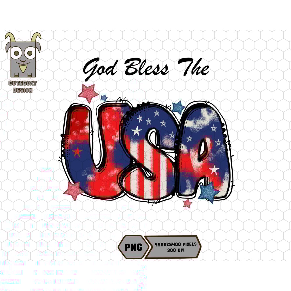 God Bless The Usa Png, 4th of July Png, Usa Sublimation Png, Usa Fag Png, America Png, Independence Day Png, Patriotic Png, Western America.jpg