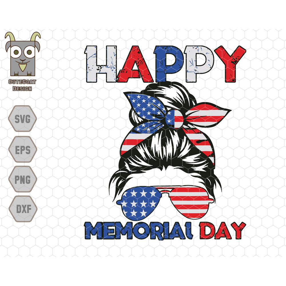Happy Memorial Day Svg, American Girl Svg, American Flag Svg, Red White And Bule Svg, Patriotic Svg, 4th of july Svg, Independence day Svg.jpg
