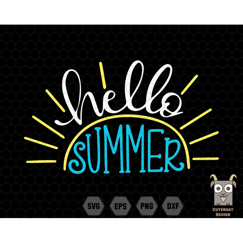 Hello Summer Svg, Beach Svg, Beach Vibes Svg, Summer Vibes Svg, Summer Life Svg, Summer Beach, Sunshine Svg, School out For Summer Svg.jpg