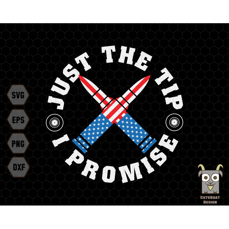 Just The Tip I Promise Svg, 2nd amendment Svg, Military svg, Memorial Day Svg, Army Svg, Veteran Svg, 4th of July Svg, America Svg, USA Flag.jpg