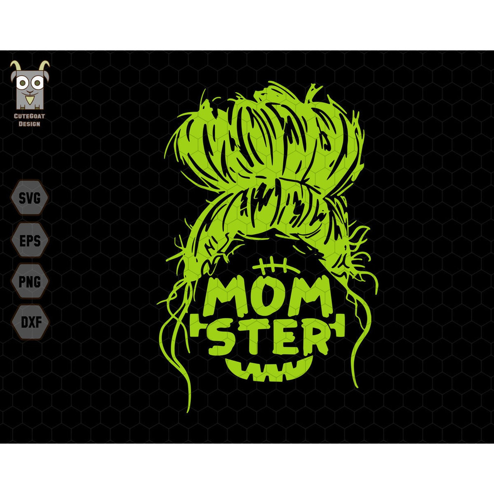 Momster Svg, Halloween Mama, Spooky Mama Svg, Messy Bun Svg, Momster Life Svg, Funny Mom Svg, Instant Download, Mom Life Svg, Spooky Mama.jpg