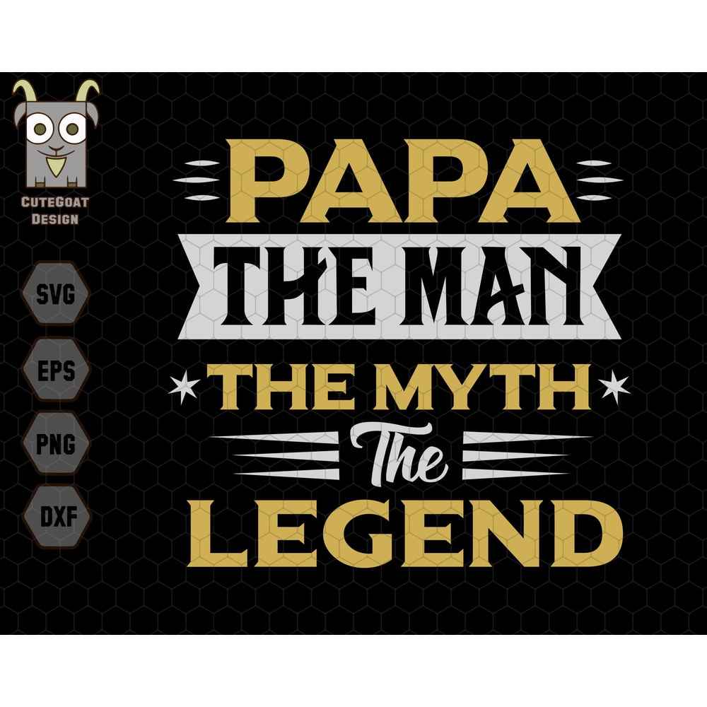 Papa The Myth The Legend Svg, Dad Svg, Grandpa Svg, Papa Svg, Gift For Papa, Veteran Svg, US Soldier Svg, Army USA Svg, The Legend papa Svg.jpg
