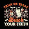 Trick Or Treat Brush Your Teeth Svg, Halloween Dentist Png, Retro Halloween Svg, Spooky Dental Assistance,Dental Hygienist,Pediatric Dentist.jpg