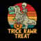 Trick Rawr Treat Svg, Dinosaur Svg, Funny Halloween Svg, T-Rex with Pumpkin Svg, Fall Cut Files, Skeleton Svg, Trick or Treat, Mummy Svg.jpg