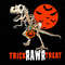 Trick Rawr Treat Svg, Skeleton Dinosaur Svg, T-Rex with Pumpkin Svg, Fall Cut Files, Skeleton Svg, Trick or Treat Clipart, Spooky Season Svg.jpg
