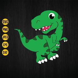 cute t-rex svg, dinosaur svg, funny dinosaur, tyrannosaurus rex, silhouette, cricut, instant download