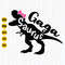 Gaga Saurus Svg, Grandmother Svg, Dinosaur Svg, Grandma T-Rex Svg, Matching Family Svg, Dinosaur Family, Silhouette, Cricut, Download.jpg