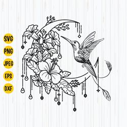 hummingbird svg, bird svg, png, jpg, hummingbird flowers svg, humming bird cut file, clipart, cricut, instant download