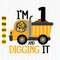 I'm 1 And Digging It Svg, Construction Birthday Svg, First Birthday Svg, Excavator Svg, Boys Birthday Shirt Svg, Cricut Files Download.jpg