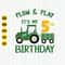 It's My 5th Birthday Tractor Svg, Plow and Play Birthday Svg, Farm Tractor Svg, Birthday Tractor Svg, Tractor Shirt Svg, Farm Birthday Svg.jpg