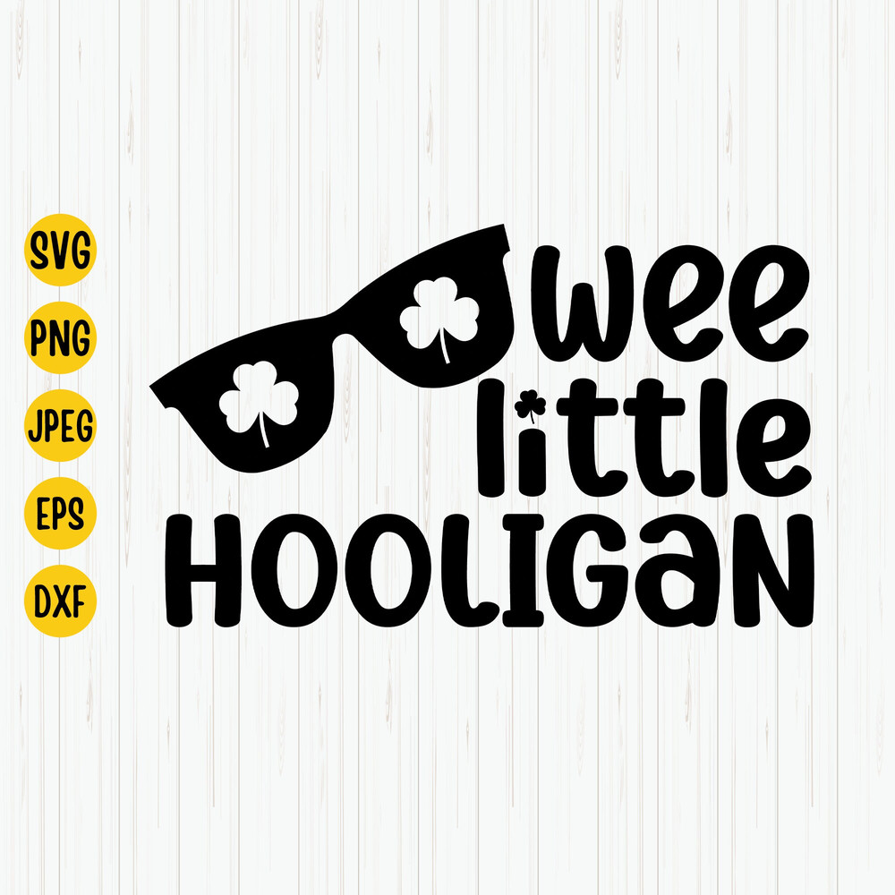 Wee Little Hooligan Svg, Boy St Patricks Svg, Shamrock Svg, St Patricks Day Svg, Lucky Dude Svg, St Pattys Kids Shirt, Svg File for Cricut.jpg