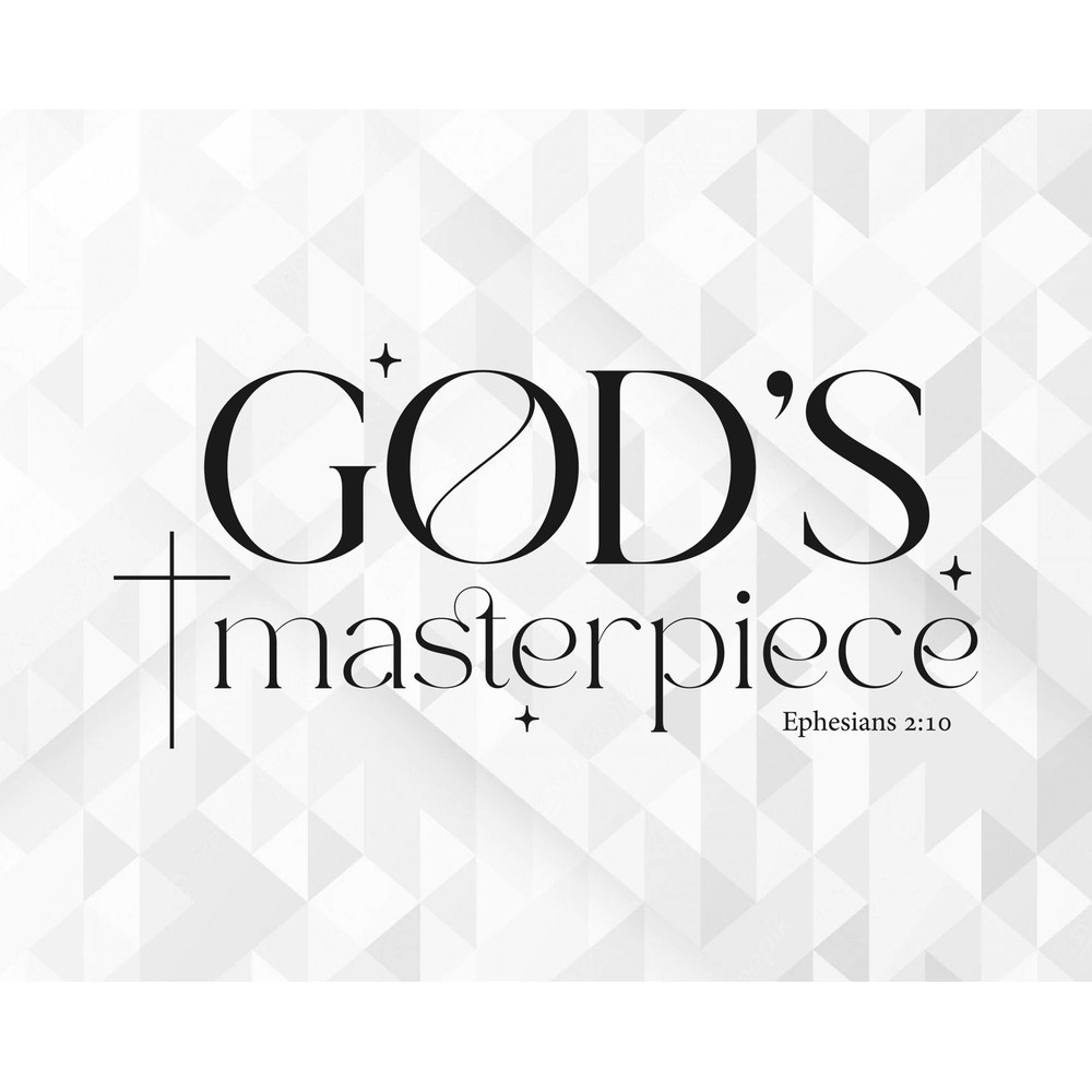 God's Masterpiece SVG, Christian Svg, Religious Svg, Women of the Bible Svg, Jesus Svg, Bible Svg, Faith Svg, Cut Files, Cricut, Png, Svg.jpg