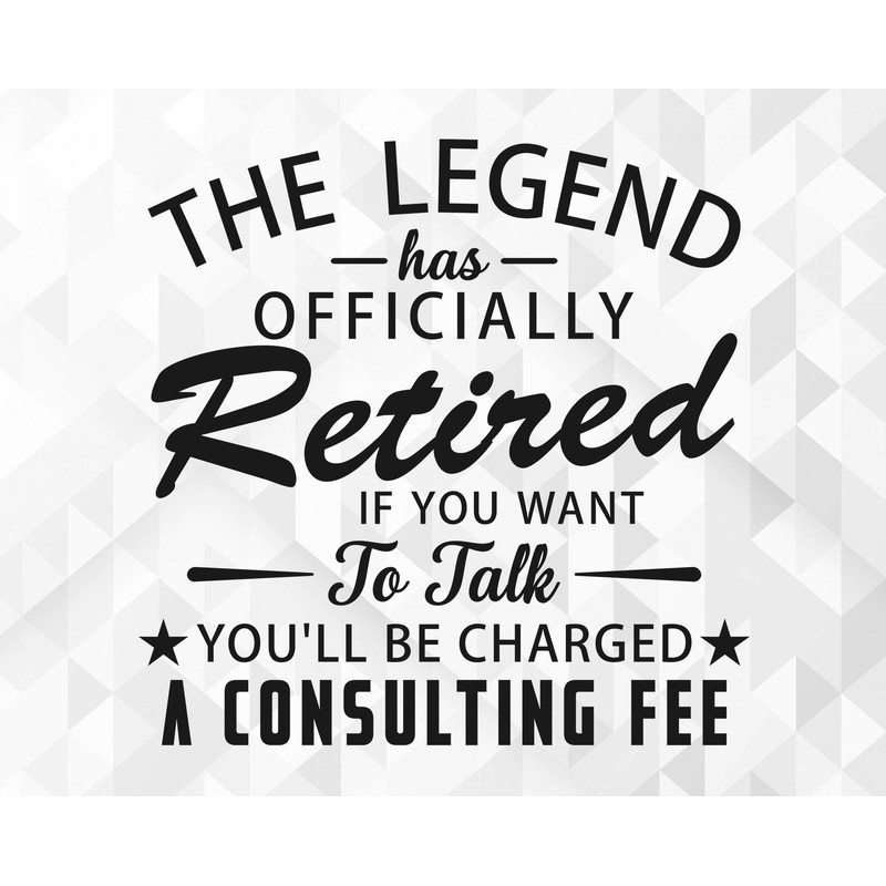The Legend Has Officially Retired SVG, Grandma Svg, Funny Retirement Svg, Officially Retired Svg, Cut Files, Cricut, Png, Svg.jpg