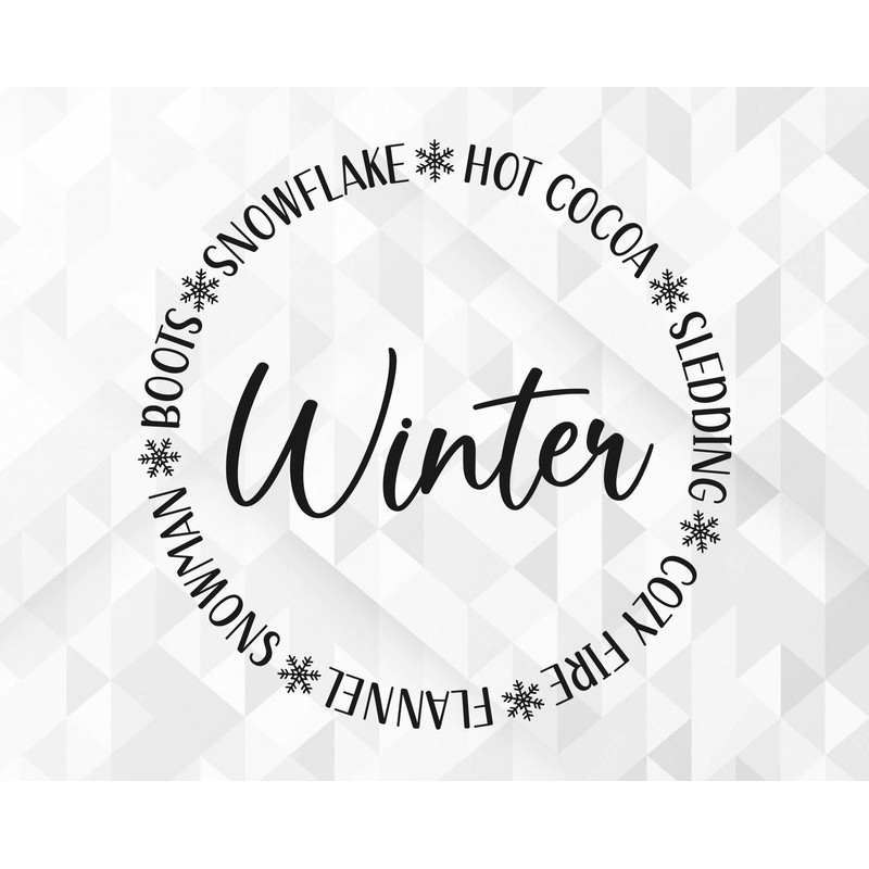 Winter Snowflake Hot Cocoa SVG, Winter Svg, Merry Christmas Svg, Hello Winter Svg, Xmas Svg, Snowflake Svg, Cut Files, Cricut, Png, Svg.jpg
