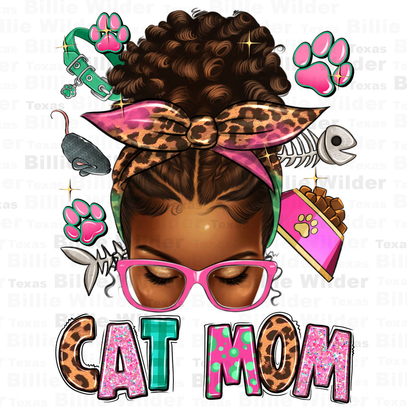 Afro messy bun cat mom png sublimation design download, Momlife png, Messy bun png, Messy bun mom png, cat png, sublimate designs download.jpg