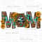Mom with aztec png sublimation design download, Mother's Day png, western mom png, western patterns png, sublimate designs download.jpg