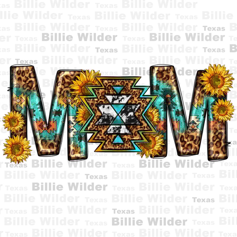 Mom with aztec png sublimation design download, Mother's Day png, western mom png, western patterns png, sublimate designs download.jpg