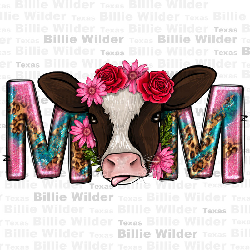 Mom with cow png sublimation design download, Mother's Day png, western mom png, western patterns png, sublimate designs download.jpg