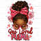 One loved Mama afro messy bun png sublimation design download, love mama png, Valentine's Day png, sublimate designs download.jpg