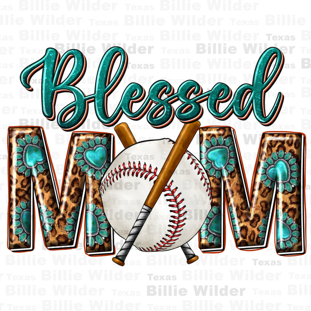Western blessed mom with Baseball png sublimation design download, Mother's Day png, Baseball png, sport sublimate designs download.jpg