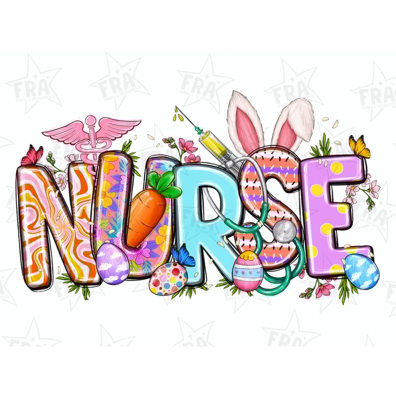 Easter Nurse png sublimation design download, Nurse life png, Nursing png, Easter Day png, sublimate designs download.jpg
