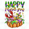 Happy Mardi Gras Fleur De Lis King Cake Crawfish Png Sublimation Design, Mardi Gras Png, Mardi Gras Cake Png, King Cake Digital Download.jpg