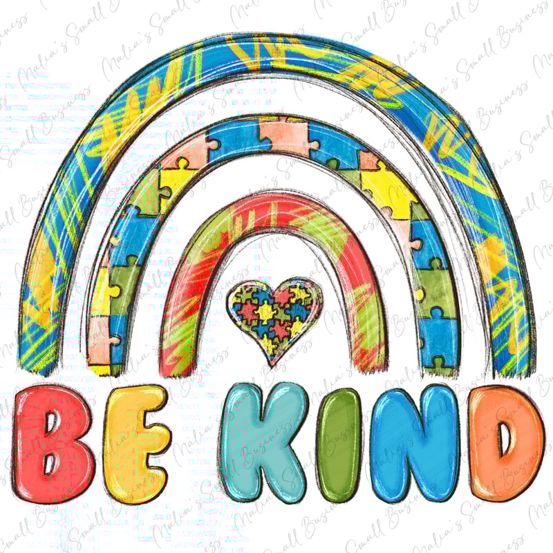 Be kind Autism png sublimation design download, Autism Awareness png, Autism life png, Autism puzzle png, sublimate designs download.jpg