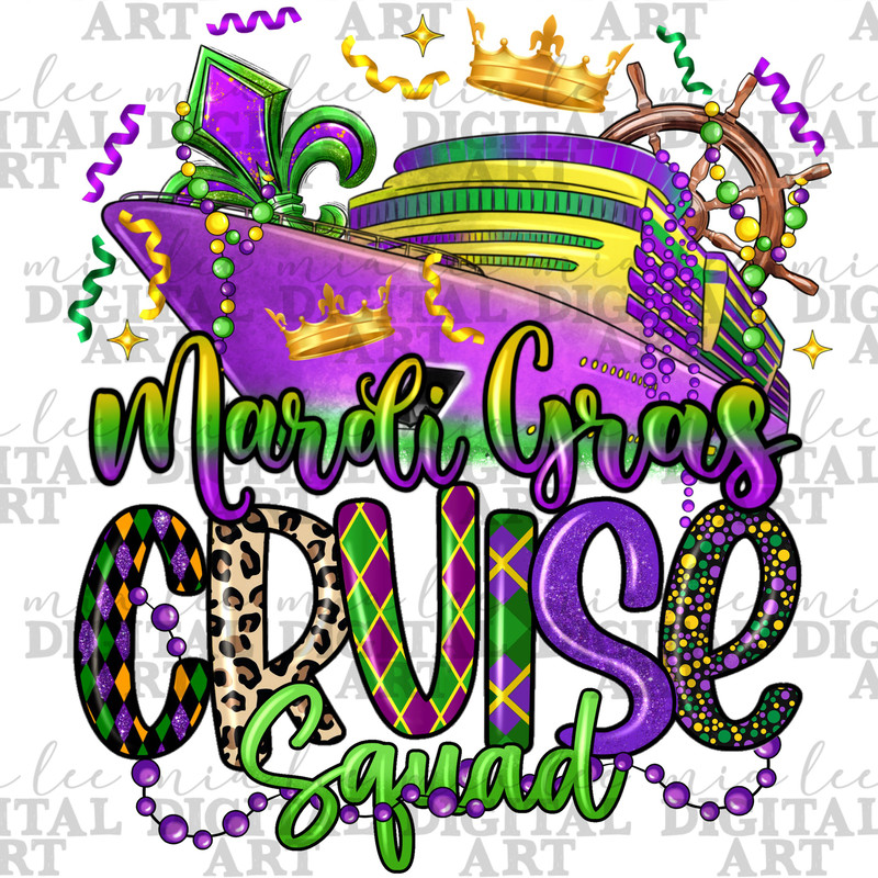 Mardi Gras cruise squad png sublimation design download, Happy Mardi Gras png, Mardi Gras Carnaval png, sublimate designs download.jpg