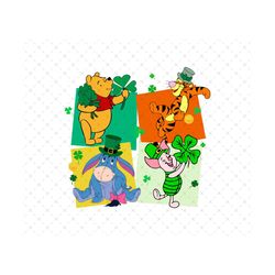 Winnie The Pooh Saint Patrick's Day Png, Winnie The Pooh Png, 238
