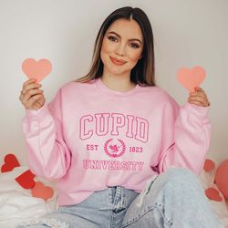 Cupid University Png, Cute Valentine's Day Shirt, XOXO Png, Funny College Png, Women Valentines Day Design Shirt