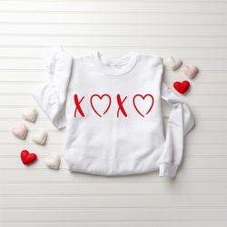 xoxo png, womens valentines hearts png, cute valentine sweatshirt, teacher valentine sweatshirt, valentine's