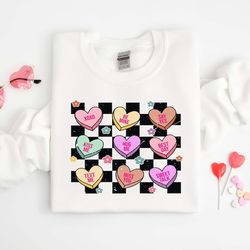 be mine sweatshirt, conversation hearts shirt, xoxo sweatshirt, valentines day shirt, couple shirt, gift for her