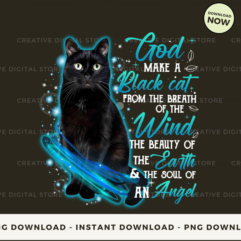 God make a black cat from the breath of the wind.jpg