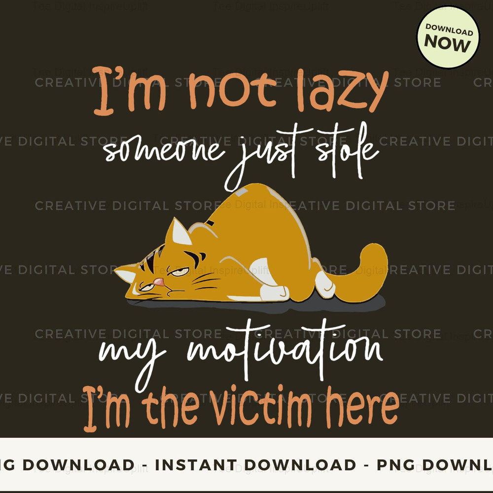 I'm not lazy someone just stole my motivation.jpg