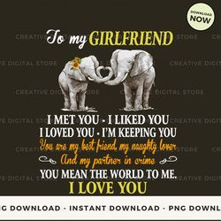 digital - to my girlfriend t-shirt, hoodie, sweatshirt design - high-resolution png file