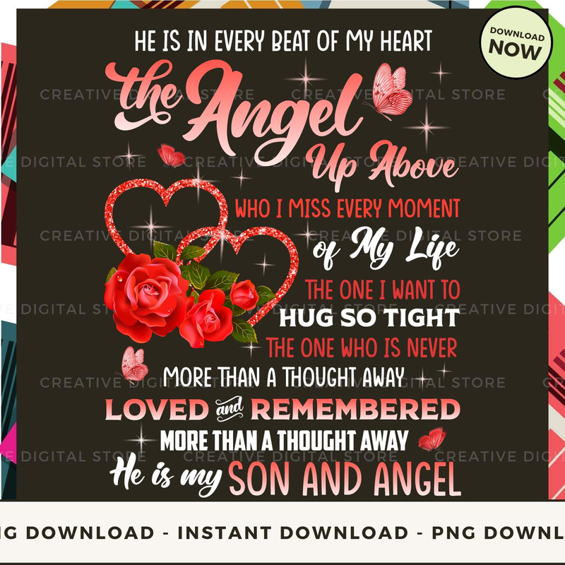 He Is in Every Beat of My Heart the Angel Up Abov.jpg