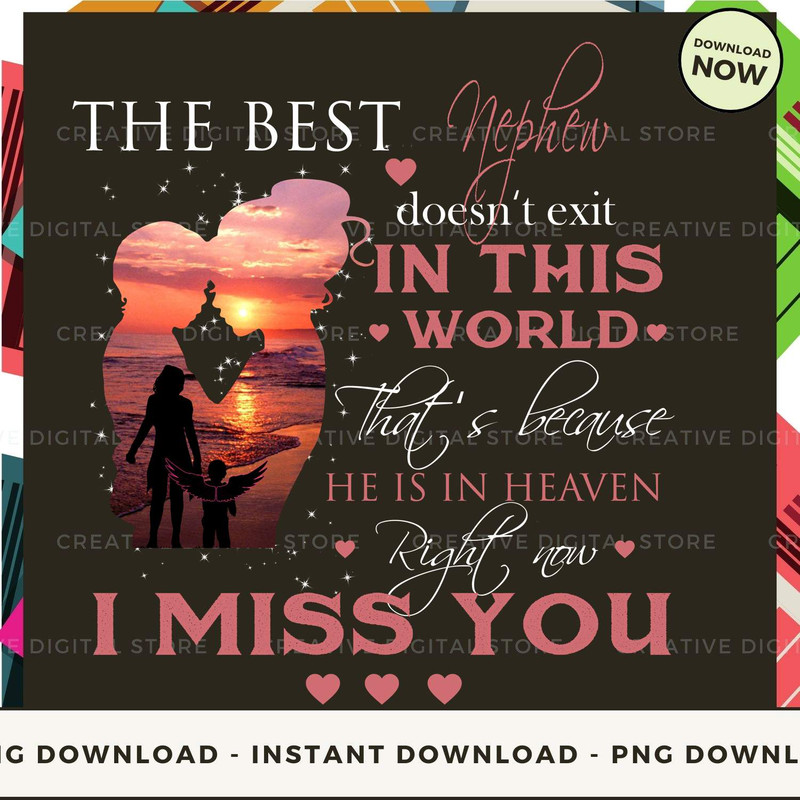 The best nephew doesn't exit in this world that's benice he is in heaven right you i miss you.jpg